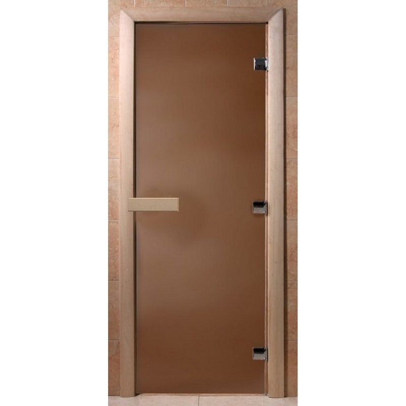dver_doorwood_bronza_matovaya_1900h700_mm_steklo_8_mm_3_petli_listvennaya
